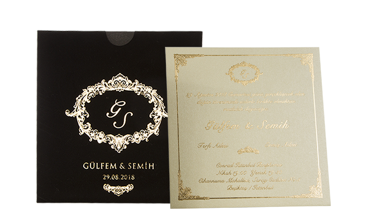 Filiz Yüksekdağ, Henna Invitation, Wedding Invitation